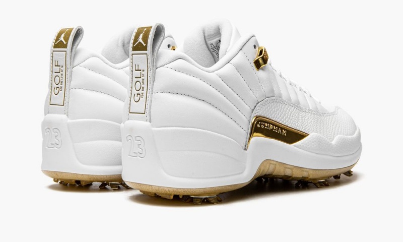 Nike Air Jordan XII G NRG M22 'Air Jordan 12 Golf - White Metallic' Schoenen Heren Wit Metal Goud Nederland | 829453-ILC