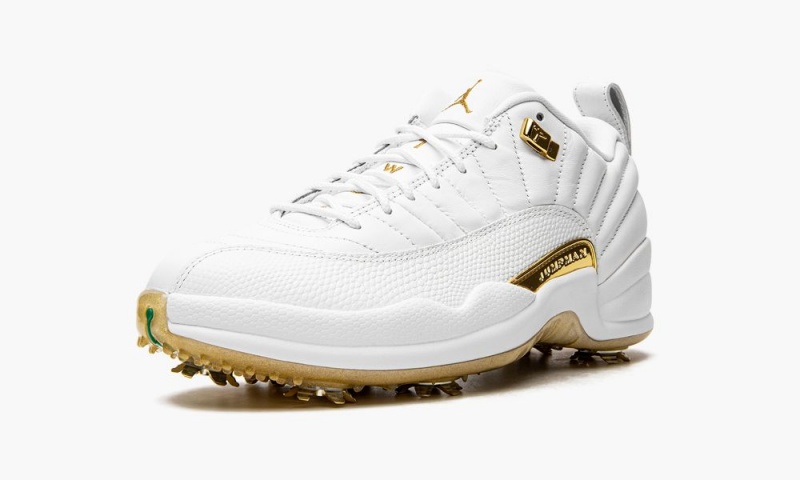 Nike Air Jordan XII G NRG M22 'Air Jordan 12 Golf - White Metallic' Schoenen Heren Wit Metal Goud Nederland | 829453-ILC