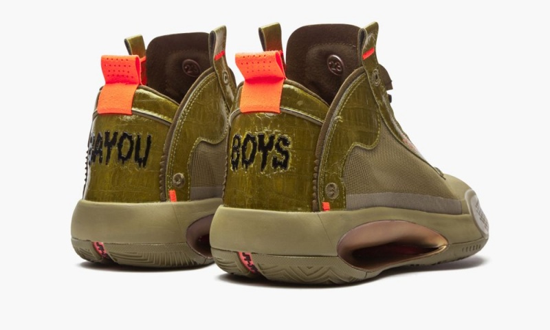 Nike Air Jordan XXXIV Zion PE 'Bayou Boys' Schoenen Heren Bruin Lichtrood Nederland | 953280-WZJ