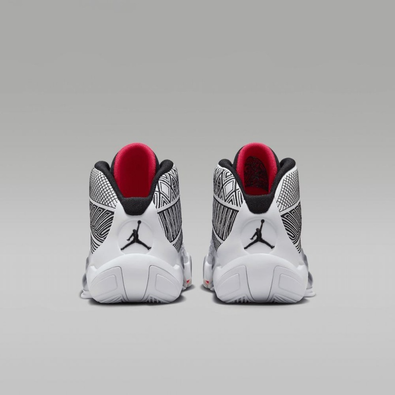 Nike Air Jordan XXXVIII Schoenen Kinderen Wit Zwart Rood Nederland | 798452-YXM