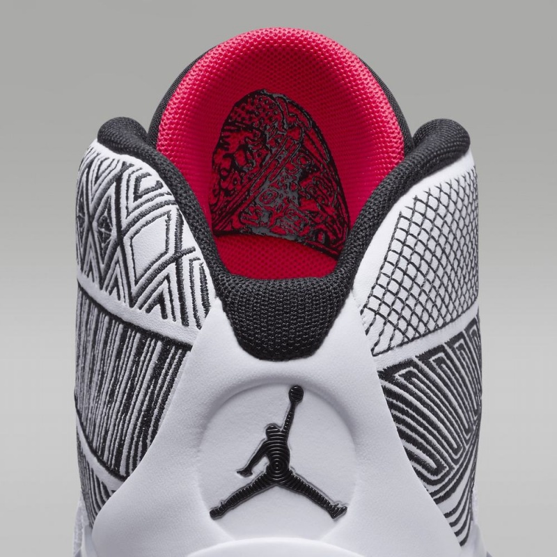 Nike Air Jordan XXXVIII Schoenen Kinderen Wit Zwart Rood Nederland | 798452-YXM