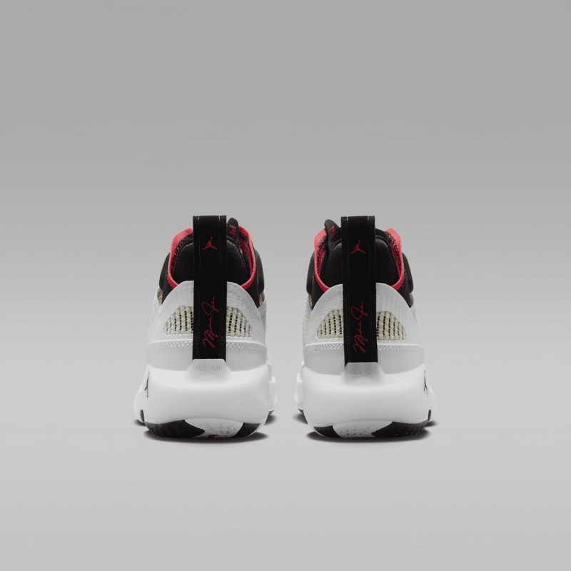 Nike Air Jordan XXXVII Schoenen Kinderen Wit Rood Zwart Nederland | 568403-YNT