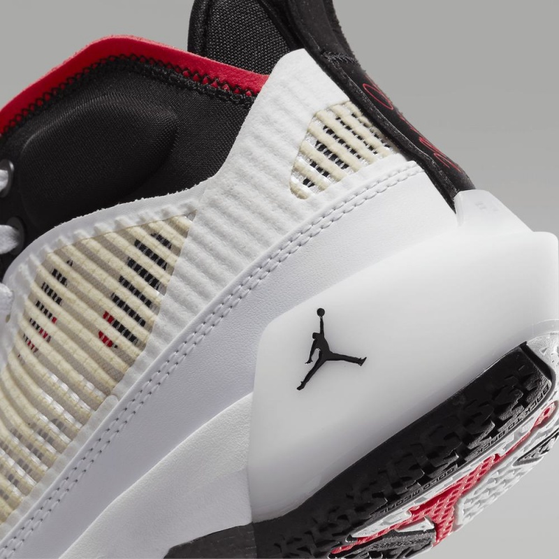 Nike Air Jordan XXXVII Schoenen Kinderen Wit Rood Zwart Nederland | 568403-YNT