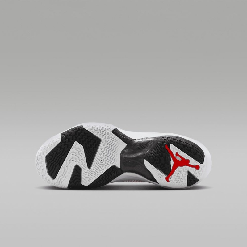 Nike Air Jordan XXXVII Schoenen Kinderen Wit Rood Zwart Nederland | 568403-YNT