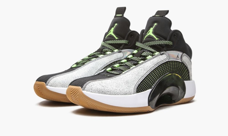 Nike Air Jordan XXXV SP-Z 'Bayou Boys' Schoenen Heren Wit Lichtgroen Zwart Nederland | 436598-BSP