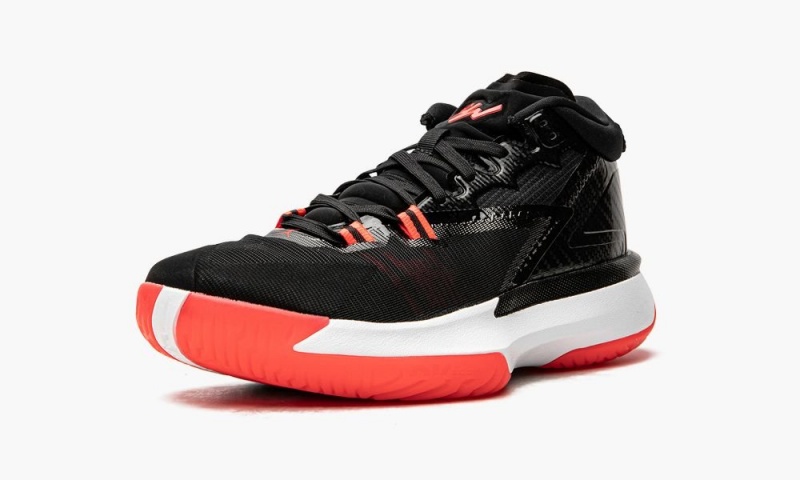 Nike Air Jordan Zion 1 PF Schoenen Heren Zwart Lichtrood Nederland | 593817-AZB