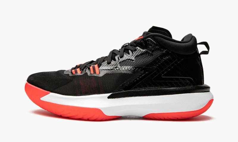 Nike Air Jordan Zion 1 PF Schoenen Heren Zwart Lichtrood Nederland | 593817-AZB