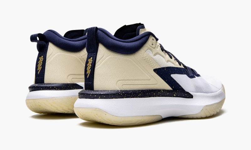 Nike Air Jordan Zion 1 Schoenen Heren Khaki Wit Metal Goud Nederland | 098321-PEU
