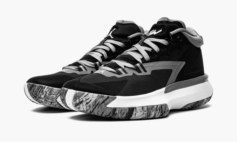 Nike Air Jordan Zion 1 TB Schoenen Heren Zwart Wit Nederland | 654913-MRD