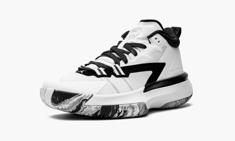 Nike Air Jordan Zion 1 TB Schoenen Heren Wit Zwart Nederland | 953172-ECJ