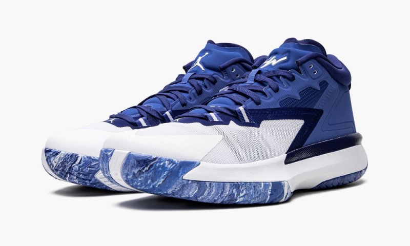 Nike Air Jordan Zion 1 TB Schoenen Heren Koningsblauw Blauw Wit Koningsblauw Blauw Nederland | 428163-FVN