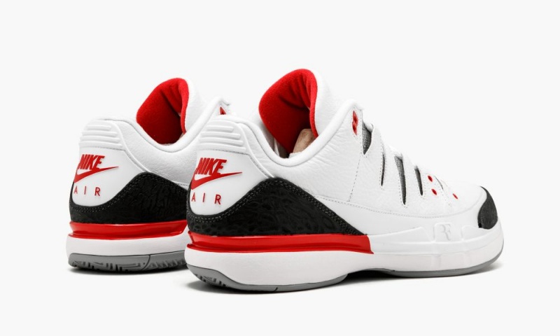 Nike Air Jordan Zoom Vapor RF x AJ3 'Fire Red' Schoenen Heren Wit Rood Zilver Zwart Nederland | 023157-CVQ