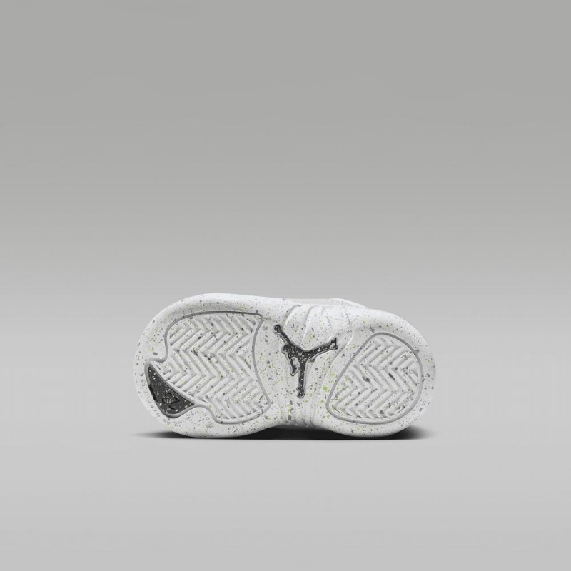 Nike Jordan 12 Retro Schoenen Kinderen Wit Paars Groen Nederland | 240698-EOC