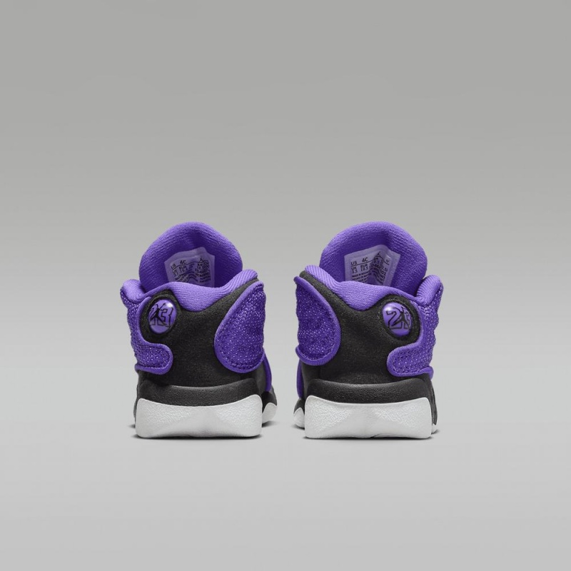 Nike Jordan 13 Retro Schoenen Kinderen Paars Wit Zwart Nederland | 671902-PQH