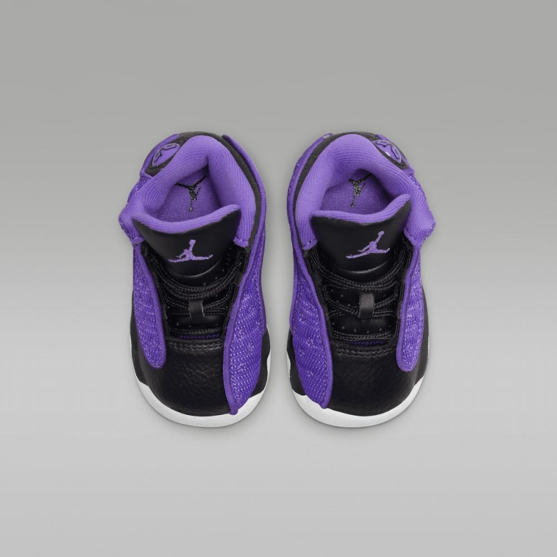 Nike Jordan 13 Retro Schoenen Kinderen Paars Wit Zwart Nederland | 671902-PQH
