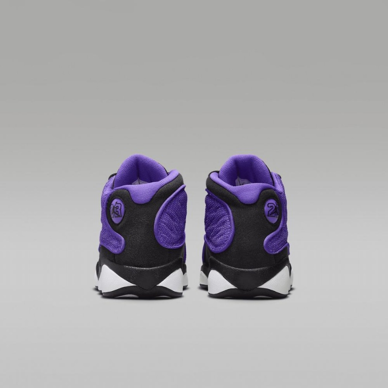 Nike Jordan 13 Retro Schoenen Kinderen Paars Wit Zwart Nederland | 139764-QKB