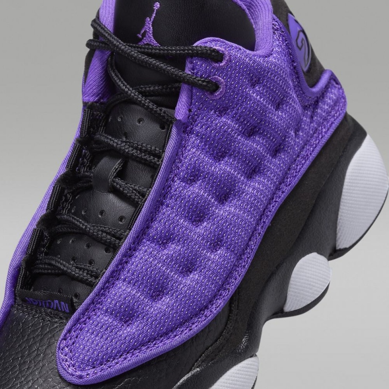 Nike Jordan 13 Retro Schoenen Kinderen Paars Wit Zwart Nederland | 139764-QKB