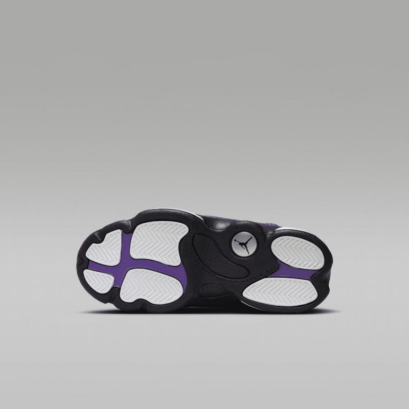 Nike Jordan 13 Retro Schoenen Kinderen Paars Wit Zwart Nederland | 139764-QKB