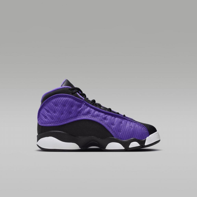 Nike Jordan 13 Retro Schoenen Kinderen Paars Wit Zwart Nederland | 139764-QKB