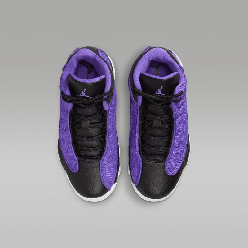 Nike Jordan 13 Retro Schoenen Kinderen Paars Wit Zwart Nederland | 139764-QKB