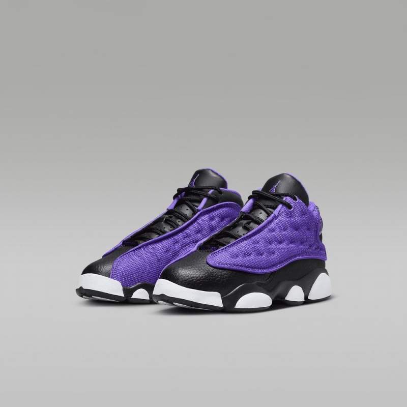 Nike Jordan 13 Retro Schoenen Kinderen Paars Wit Zwart Nederland | 139764-QKB