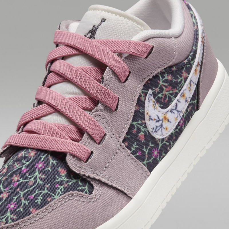 Nike Jordan 1 Low Alt SE Schoenen Kinderen Bloemen Wit Roze Nederland | 567923-QFU