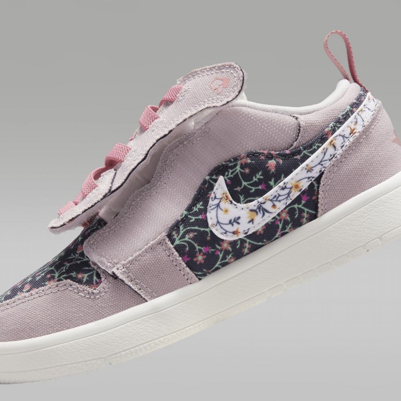 Nike Jordan 1 Low Alt SE Schoenen Kinderen Bloemen Wit Roze Nederland | 567923-QFU