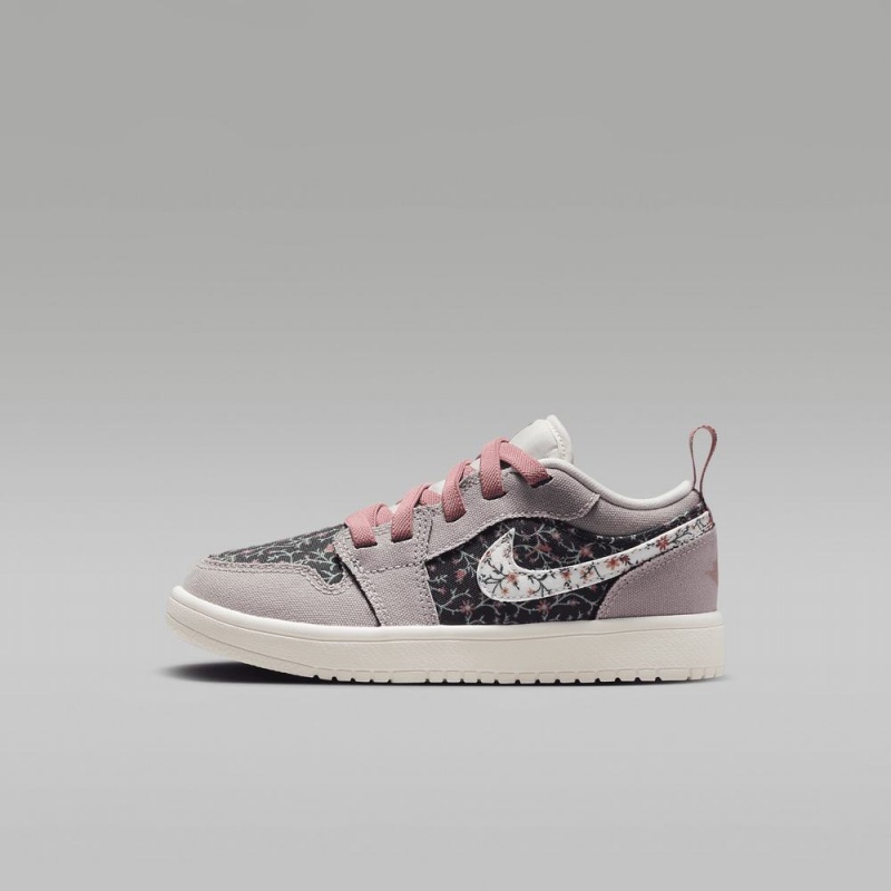 Nike Jordan 1 Low Alt SE Schoenen Kinderen Bloemen Wit Roze Nederland | 567923-QFU