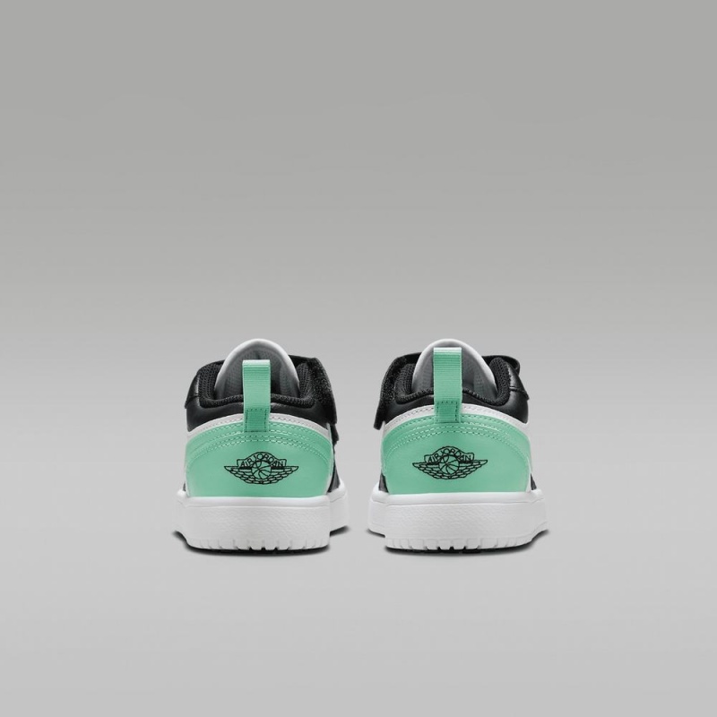 Nike Jordan 1 Low Alt Schoenen Kinderen Zwart Wit Groen Nederland | 590318-ZOE