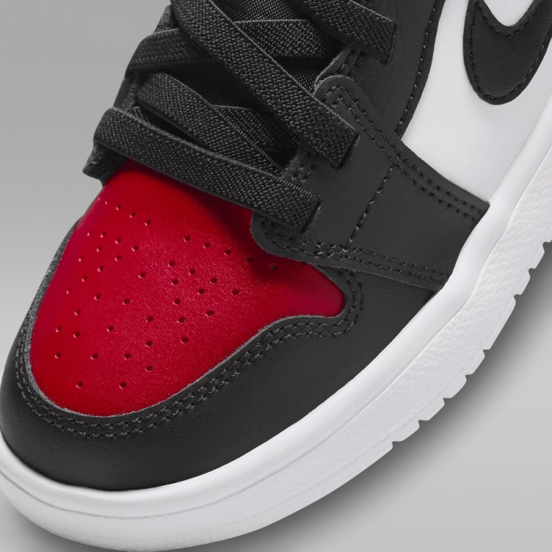 Nike Jordan 1 Low Alt Schoenen Kinderen Zwart Rood Wit Nederland | 165790-SYH