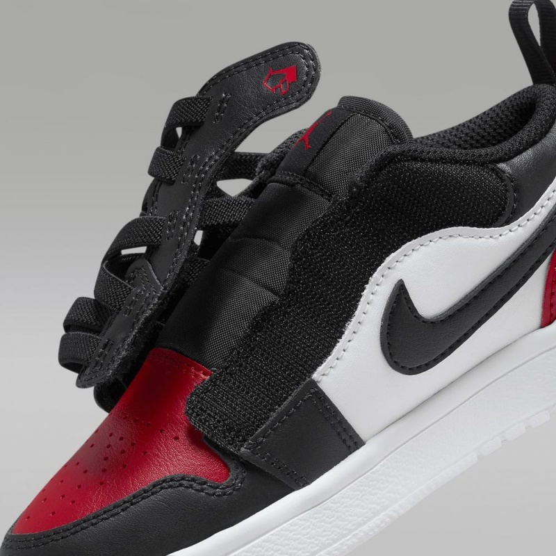 Nike Jordan 1 Low Alt Schoenen Kinderen Zwart Rood Wit Nederland | 165790-SYH