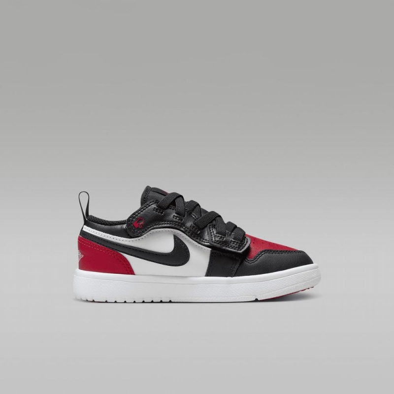 Nike Jordan 1 Low Alt Schoenen Kinderen Zwart Rood Wit Nederland | 165790-SYH