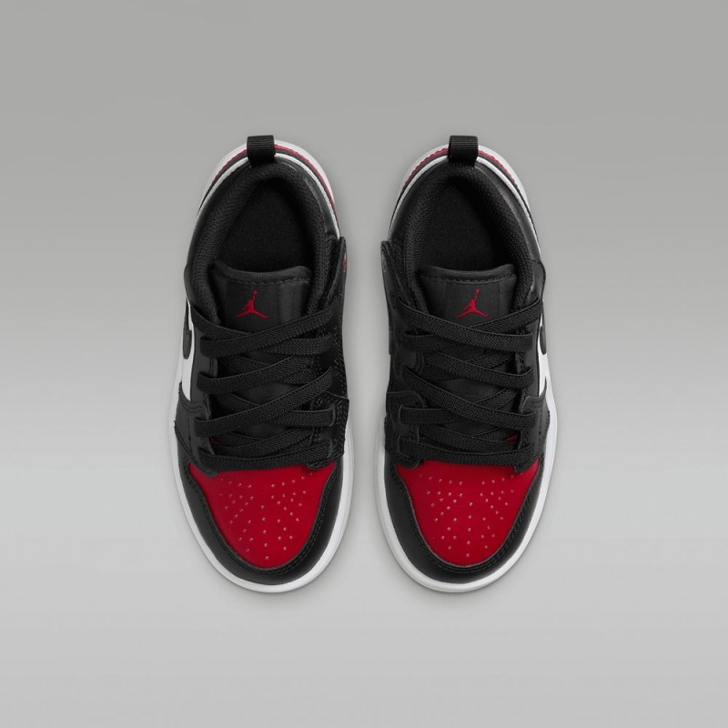 Nike Jordan 1 Low Alt Schoenen Kinderen Zwart Rood Wit Nederland | 165790-SYH