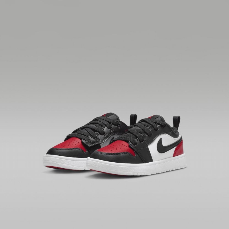 Nike Jordan 1 Low Alt Schoenen Kinderen Zwart Rood Wit Nederland | 165790-SYH