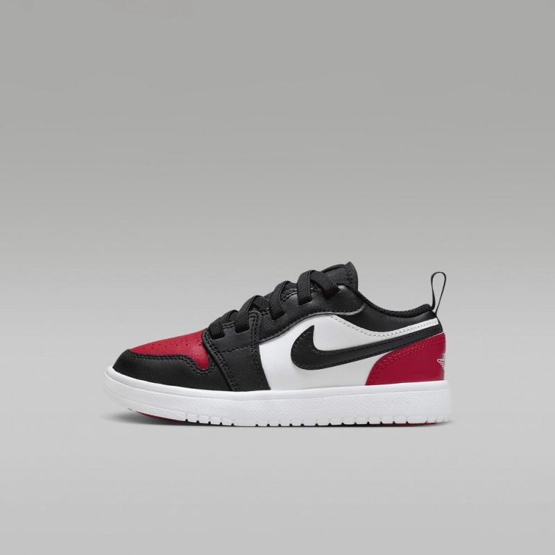Nike Jordan 1 Low Alt Schoenen Kinderen Zwart Rood Wit Nederland | 165790-SYH