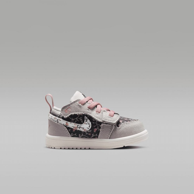 Nike Jordan 1 Low Alt Schoenen Kinderen Bloemen Wit Roze Nederland | 874261-RNC