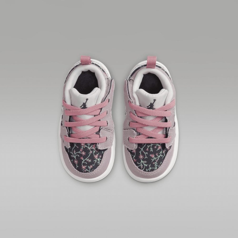Nike Jordan 1 Low Alt Schoenen Kinderen Bloemen Wit Roze Nederland | 874261-RNC