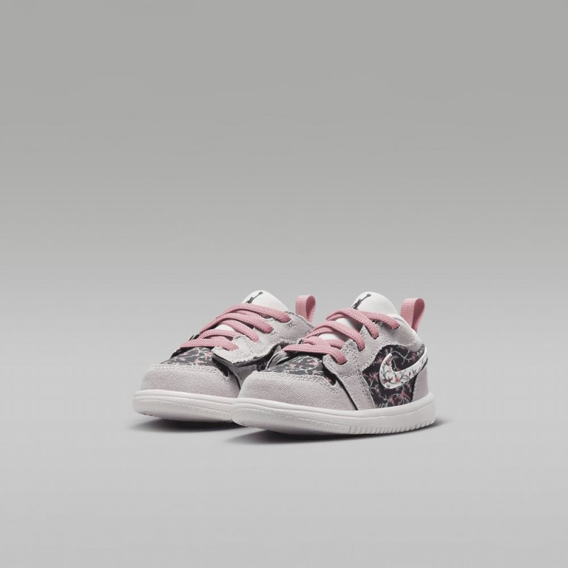 Nike Jordan 1 Low Alt Schoenen Kinderen Bloemen Wit Roze Nederland | 874261-RNC