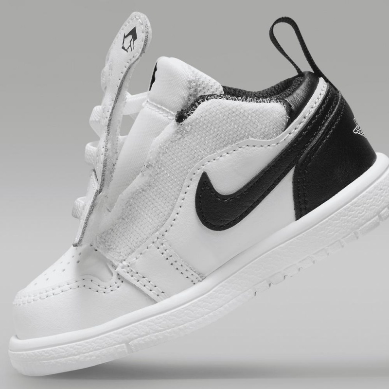 Nike Jordan 1 Low Alt Schoenen Kinderen Wit Zwart Nederland | 682194-HEC