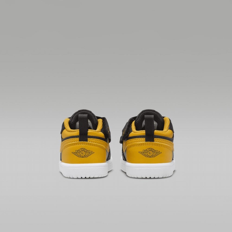 Nike Jordan 1 Low Alt Schoenen Kinderen Zwart Geel Nederland | 091753-AIK