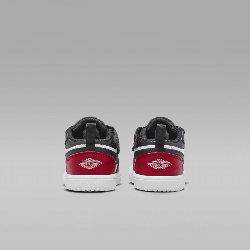 Nike Jordan 1 Low Alt Schoenen Kinderen Zwart Wit Rood Nederland | 106473-HEY