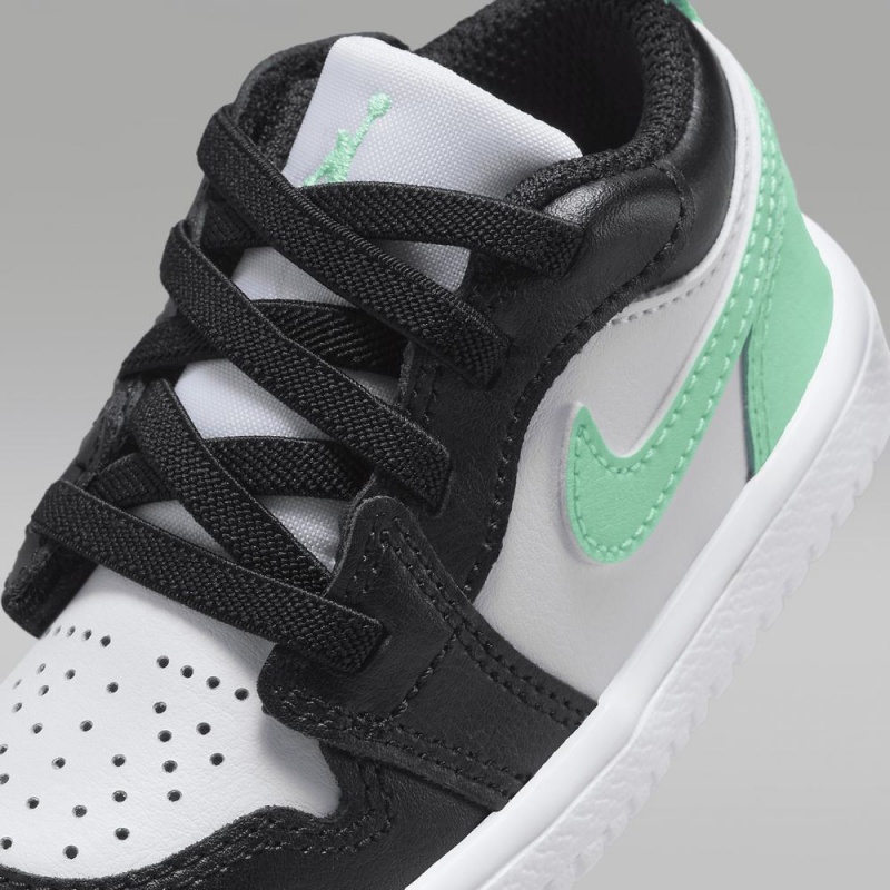 Nike Jordan 1 Low Alt Schoenen Kinderen Zwart Wit Groen Nederland | 130824-WAT