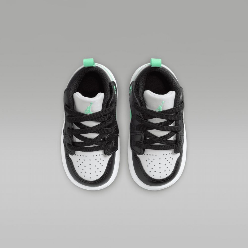 Nike Jordan 1 Low Alt Schoenen Kinderen Zwart Wit Groen Nederland | 130824-WAT