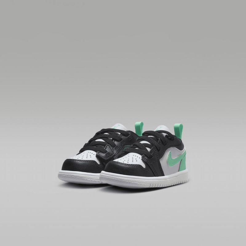 Nike Jordan 1 Low Alt Schoenen Kinderen Zwart Wit Groen Nederland | 130824-WAT