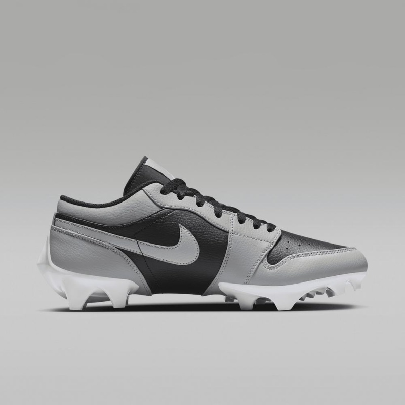 Nike Jordan 1 Low TD Schoenen Heren Zwart Lichtgrijs Nederland | 619582-URZ