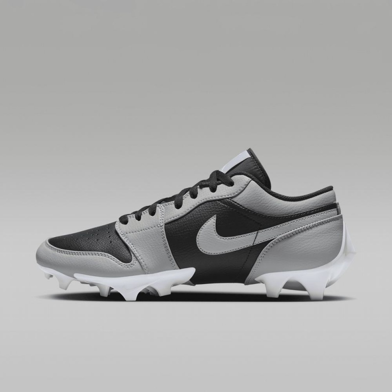 Nike Jordan 1 Low TD Schoenen Heren Zwart Lichtgrijs Nederland | 619582-URZ
