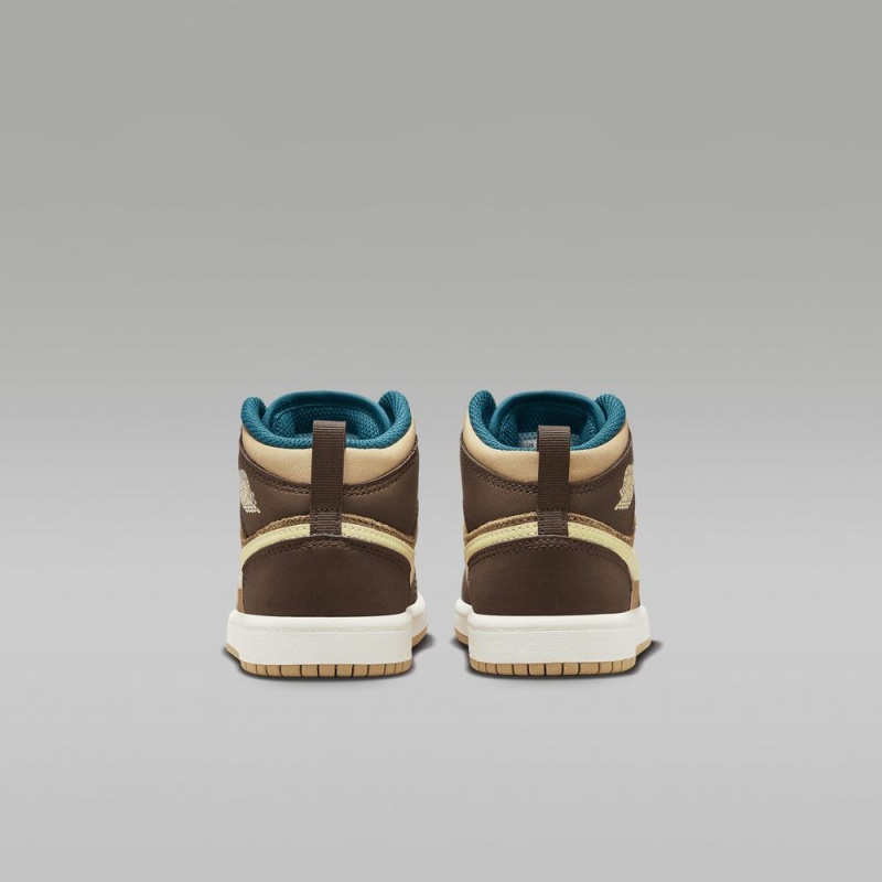 Nike Jordan 1 Mid SE Schoenen Kinderen Bruin Nederland | 520479-MKB