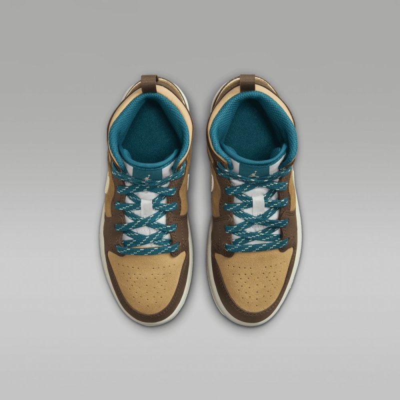 Nike Jordan 1 Mid SE Schoenen Kinderen Bruin Nederland | 520479-MKB