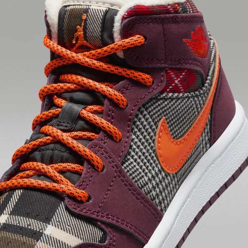 Nike Jordan 1 Mid SE Schoenen Kinderen Fuchsie Nederland | 406123-QGS