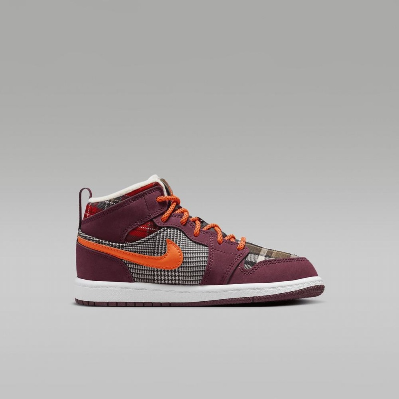 Nike Jordan 1 Mid SE Schoenen Kinderen Fuchsie Nederland | 406123-QGS